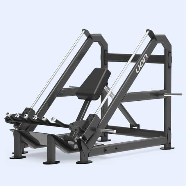 Equipamento fitness Nova Remada Guiada 45° Peso Livre